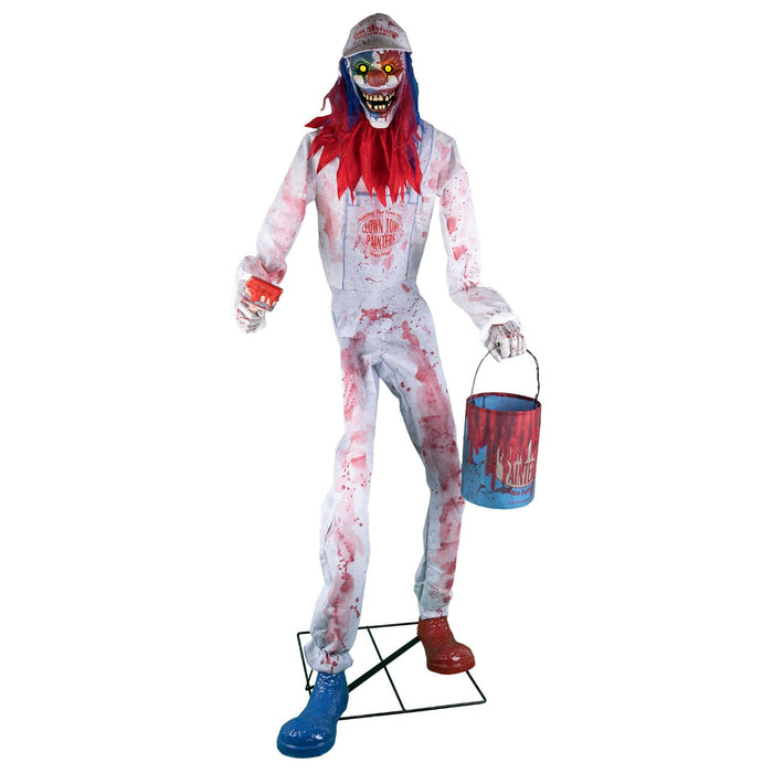 Halloween Dekofigur "Arty der böse Clown" Animiert | 213 cm
