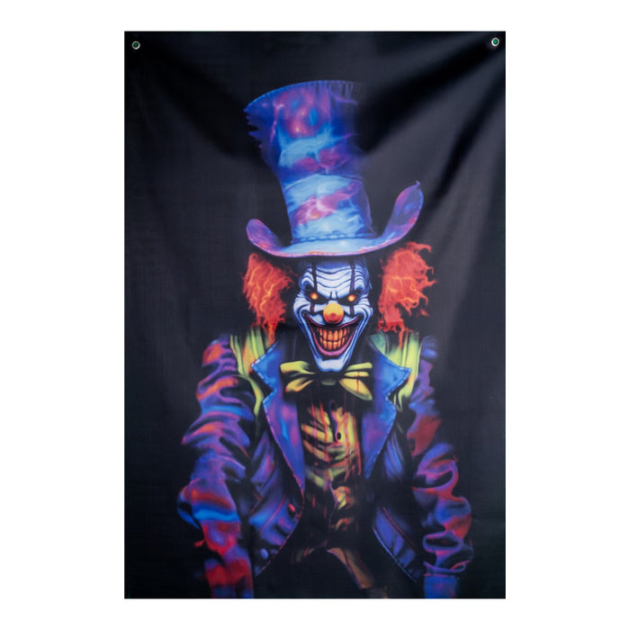 Fensterdekoration "Horror-Clown" | 118 x 78 cm - Halloween Deko