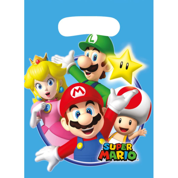 Geschenktüte Super Mario 8Stk./16x23cm