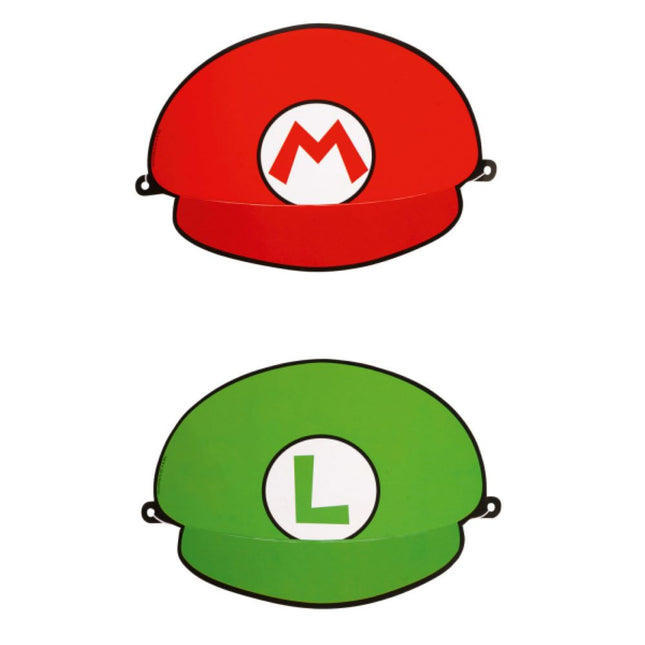 Partyhut Super Mario 8Stk.