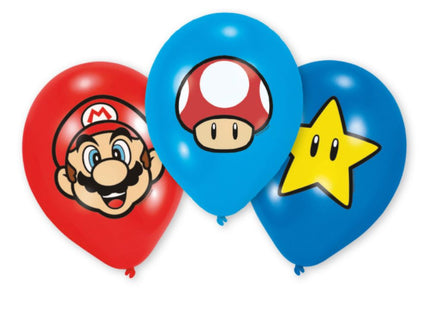Latexballon Ø30cm Super Mario ca.30cmØ/6St.