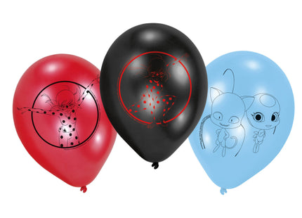 Latexballon Miraculous 6Stk./23cm