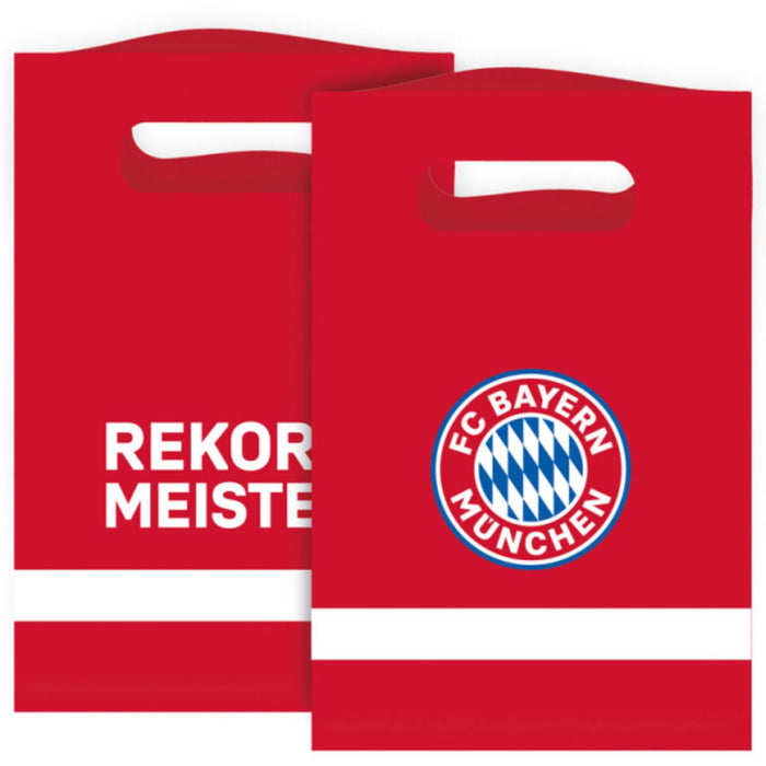 Papiertüten FC Bayern München 8 Stück | 15,8x23,6 cm