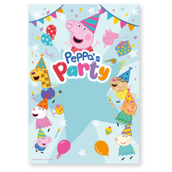 "Peppa Pig" Wandhintergrund aus Stoff | 200x140 cm
