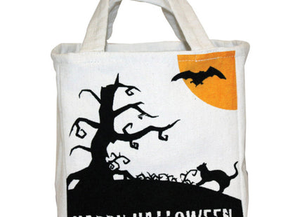 Tüte Baumwolle 16x26cm Happy Halloween