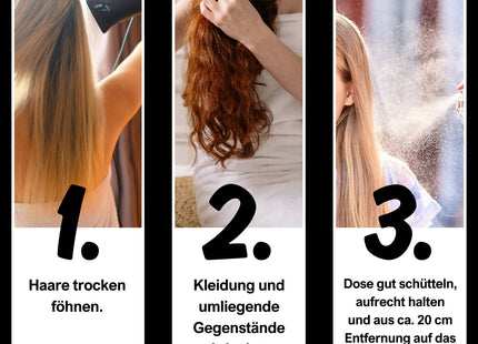 Feiermeier "Color Haarspray" 125 ml | Schwarz - Farbspray
