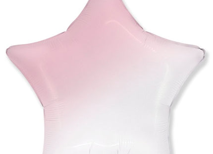 ABC18 Folienballon Stern Baby Pink Verlauf | 45cmØ