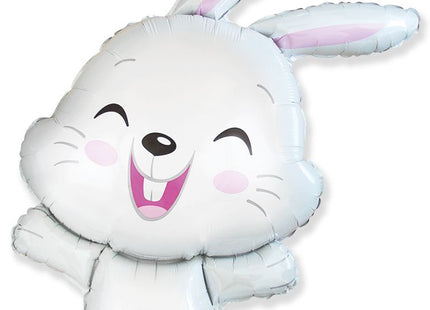 ABC Shape Folienballon Hase Pink | 112 x 61 cm