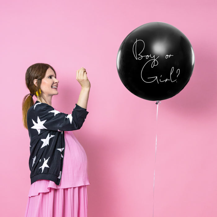 Latexballon Gender Reveal Blau 1mØ