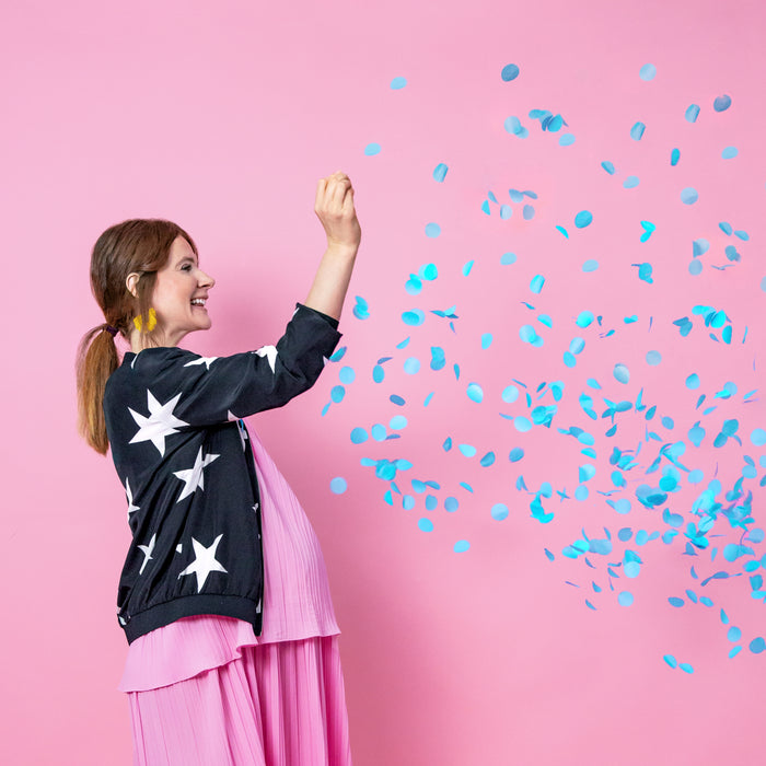 Latexballon Gender Reveal Blau 1mØ