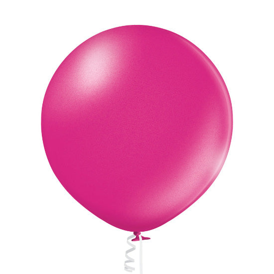 B250 Luftballon Uni Met Ø 60cm (Unverpackt)| Fuchsia