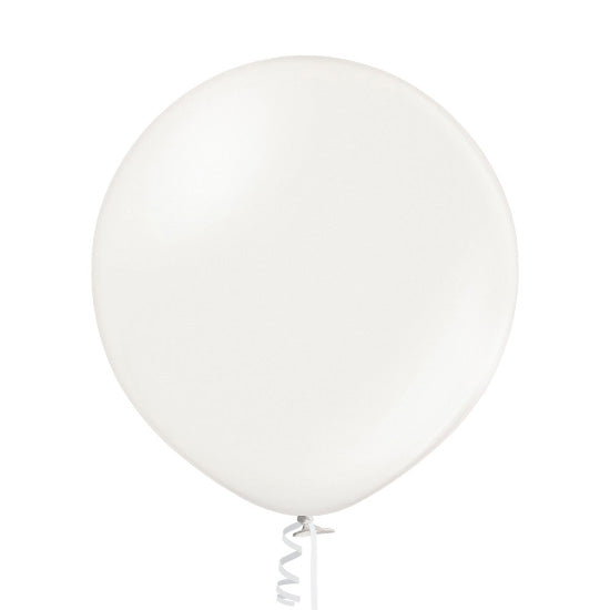 B250 Luftballon Uni Met Ø 60cm (Unverpackt)| Weiß/Pearl