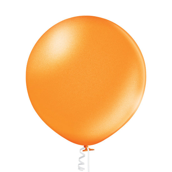 B250 Luftballon Uni Met Ø 60cm (Unverpackt)| Orange