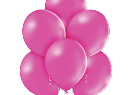25 Stk. Luftballon Unifarben Ø 30cm | Pink/Rose #010
