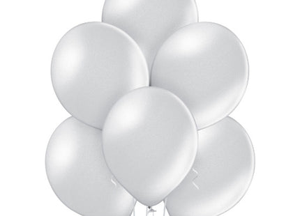 Latexballons Uni Met ca.30/33cmØ/25St. Silber #061