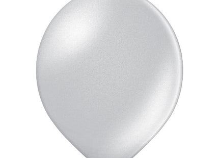 Latexballons Uni Met ca.30/33cmØ/25St. Silber #061