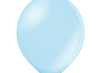 25 Stk. Luftballon Uni Metallic Ø 30cm |  Hellblau #073