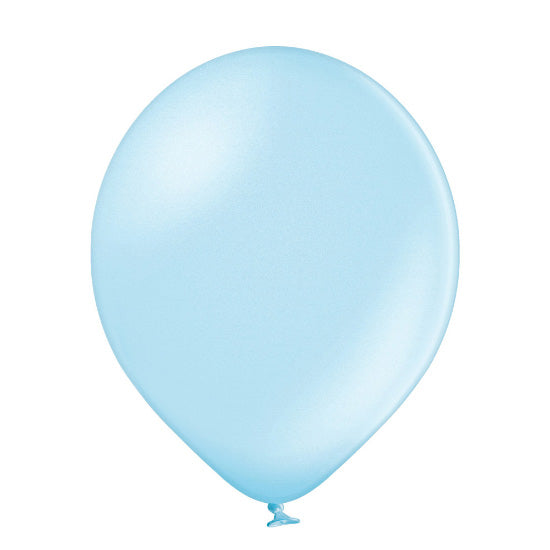 25 Luftballons Uni Metallic Ø30/33cm |  Hellblau #073