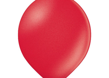 25 Stk. Luftballon Uni Metallic Ø 30cm |  Rot #080