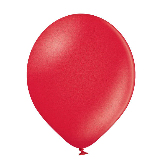 25 Luftballons Uni Metallic Ø30/33cm |  Rot #080