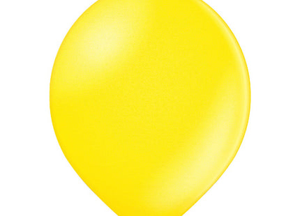 25 Stk. Luftballon Uni Metallic Ø 30cm |  Gelb #082