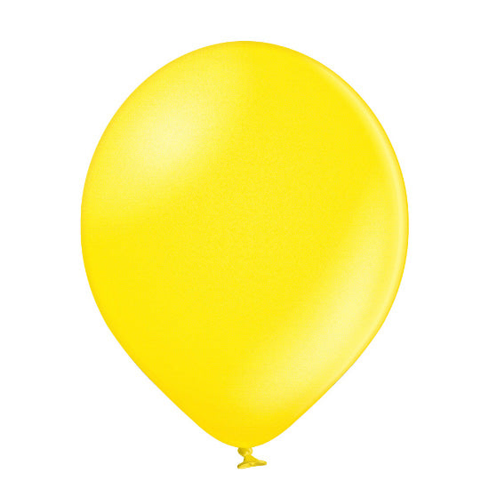 25 Luftballons Uni Metallic Ø30/33cm |  Gelb #082