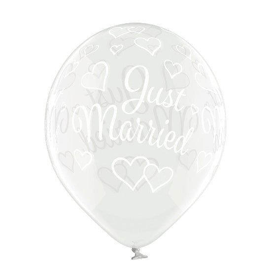 Luftballon Ø30cm "Liebesvögel" | 6 Stk.