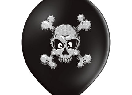 Luftballons Halloween - Totenkopf Ø30cm | 6Stk.