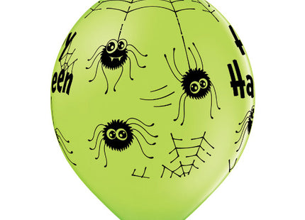 Luftballon Ø30cm "Spinnen" | 6 Stk. - Orange Mix