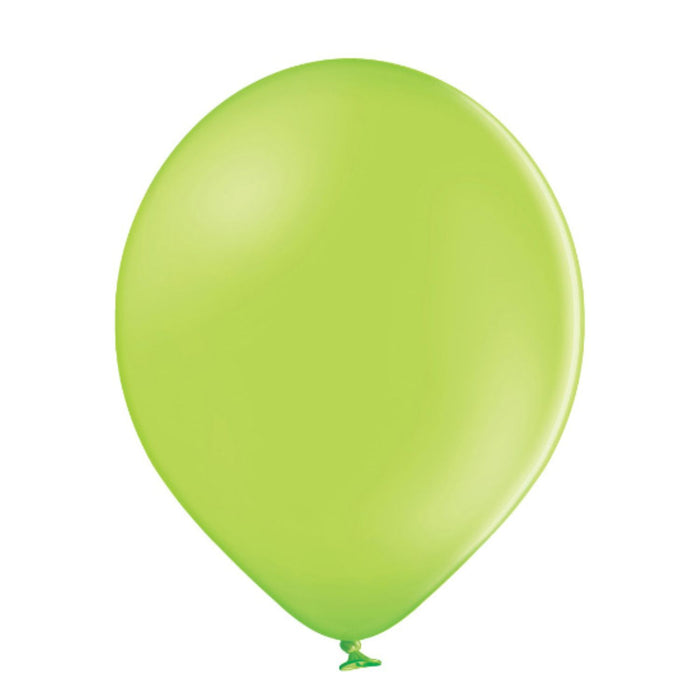 8 Latexballons Uni Pastell Ø30cm | Apfelgrün #008