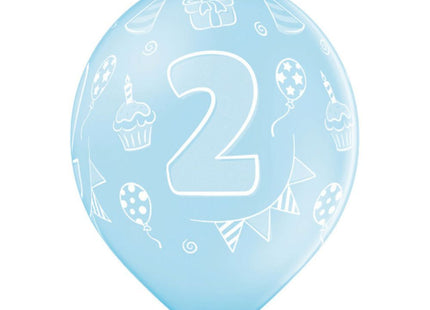 Luftballon Ø30cm Geburtstag #2 | 6 Stk. Bunt