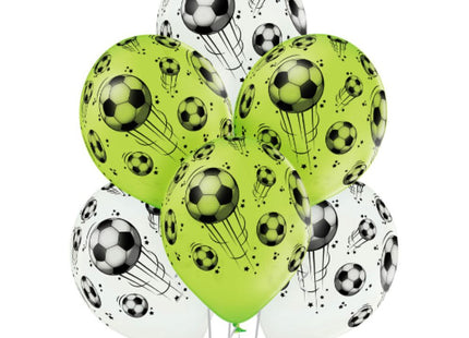 Luftballon Ø30cm "Fußball" | 6 Stk.