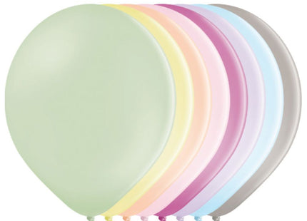 25 Stk. Luftballon Unifarben Ø 12cm | Macaron Bunt #322