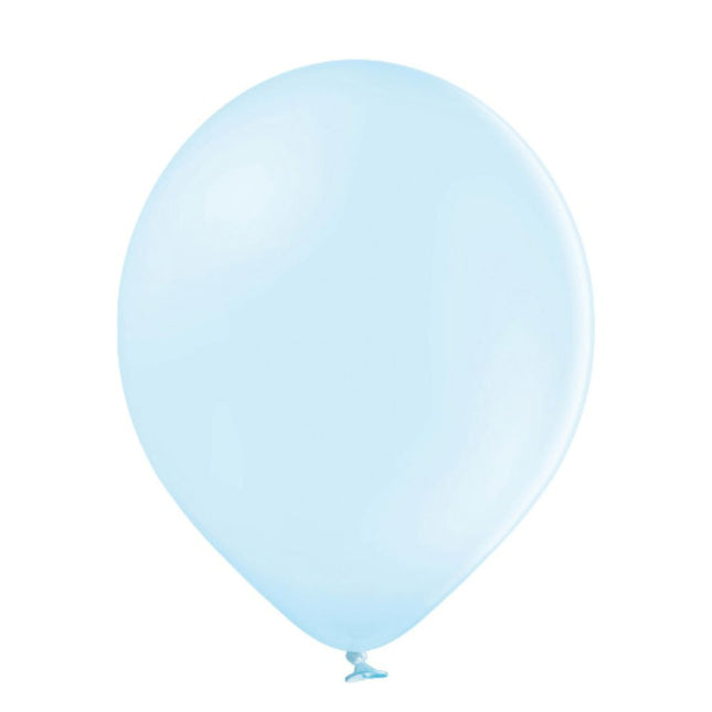 25 Stk. Luftballon Unifarben Ø 12cm | Ice Blue #449