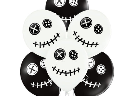 Luftballon Ø30cm "Voodoo Puppe" | 6 Stk. - Mix
