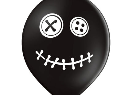 Luftballon Ø30cm "Voodoo Puppe" | 6 Stk. - Mix