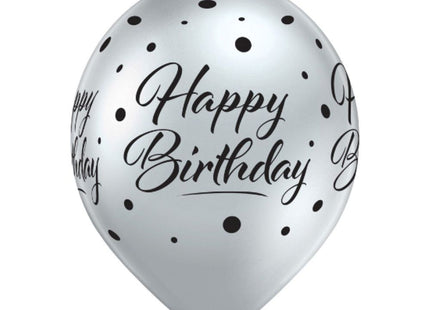 Latexballon Ø30cm Happy Birthday | 6 Stk. Bunt
