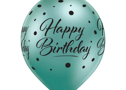 Latexballon Ø30cm Happy Birthday | 6 Stk. Bunt