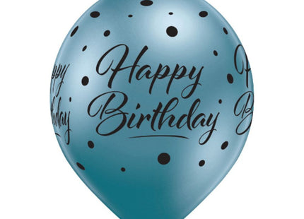 Latexballon Ø30cm Happy Birthday | 6 Stk. Bunt