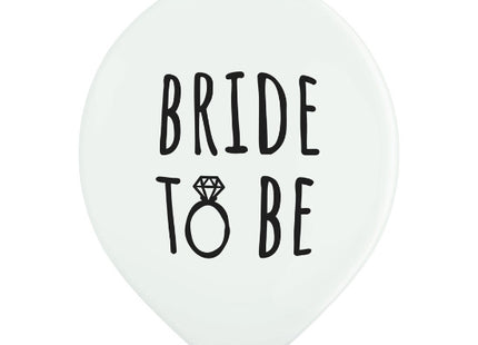 Luftballon Ø30cm "Bride to Be" | 6 Stk.