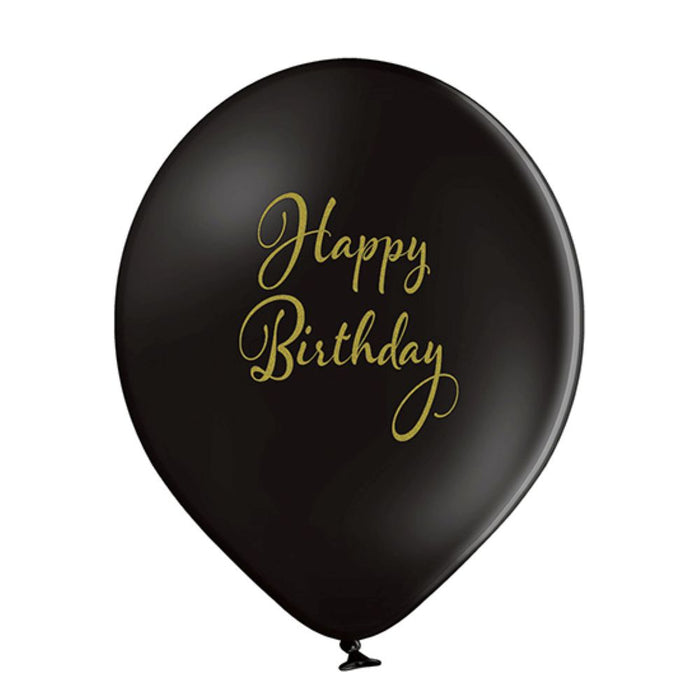 Luftballon Ø30cm "Happy Birthday" | 6 Stk.