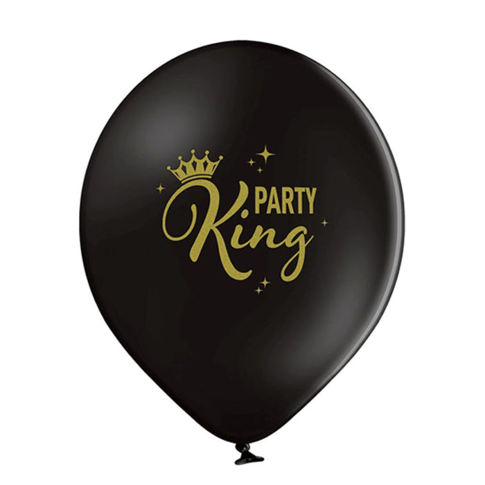 Luftballon Ø30cm "Party King" | 6 Stk.