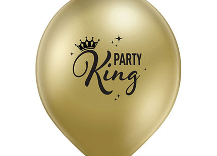Luftballon Ø30cm "Party King" | 6 Stk.