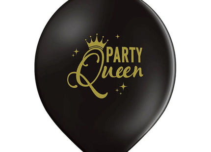 Luftballon Ø30cm "Party Queen" | 6 Stk.