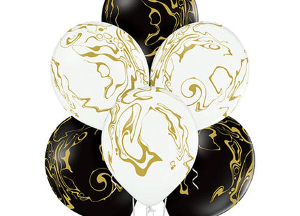 Luftballon Ø30cm "Marble" | 6 Stk.