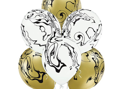 Luftballon Ø30cm "Marble" | 6 Stk.