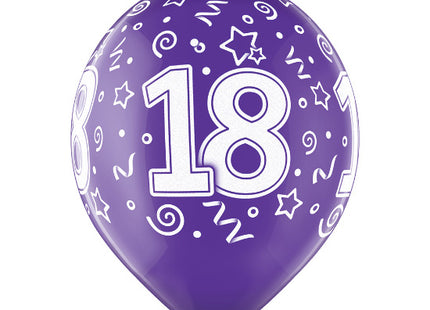 Luftballon Happy Birthday ca.30/33cmØ/100 Stk. Bunt