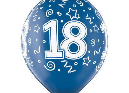 Luftballon Happy Birthday ca.30/33cmØ/100 Stk. Bunt