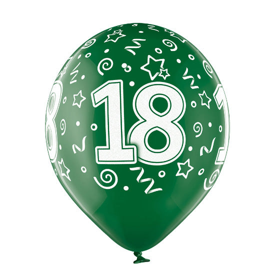 Luftballon Happy Birthday ca.30/33cmØ/100 Stk. Bunt
