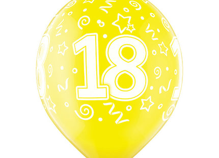 Luftballon Happy Birthday ca.30/33cmØ/100 Stk. Bunt